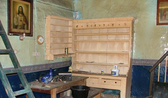 Kitchen in a Thatched House, Recorded in Survey of Thatched Structures of South Tipperary, 2005